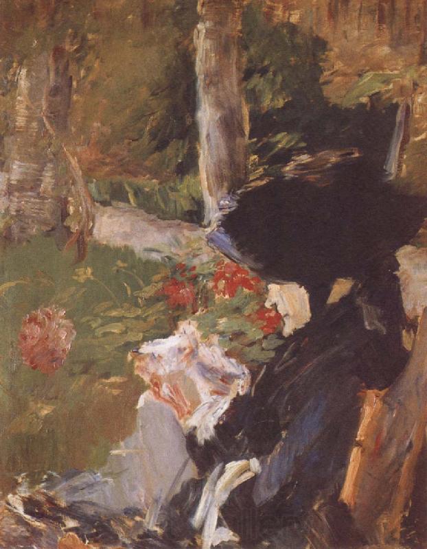 Edouard Manet Manet-s Mother in the Garden at Bellevue Germany oil painting art